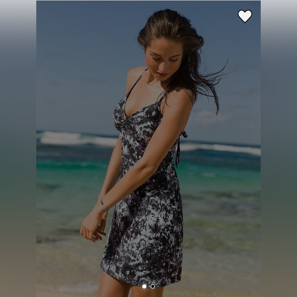 Athleta Zumma Printed Swim Dress Size Small
